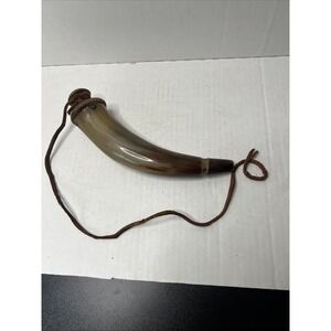 Gun Powder Horn black powder muzzle Loader  Reenactment Civil War